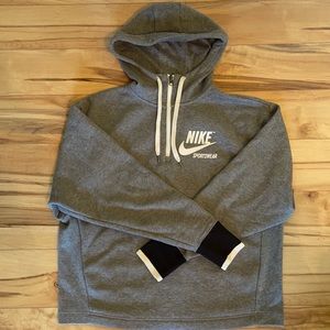 Nike 3 Quarter Zip Hoodie